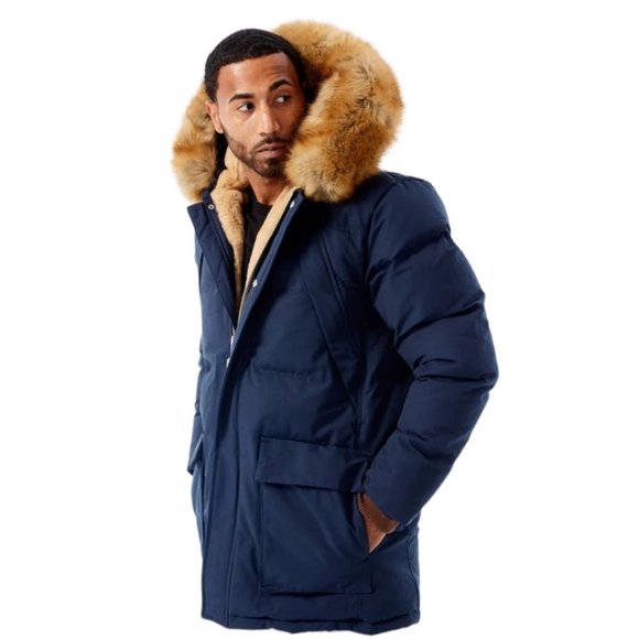 Jordan Craig Other - Jordan Craig Navy Fur Lined 3XL Parka Jacket Coat 91537 NWT